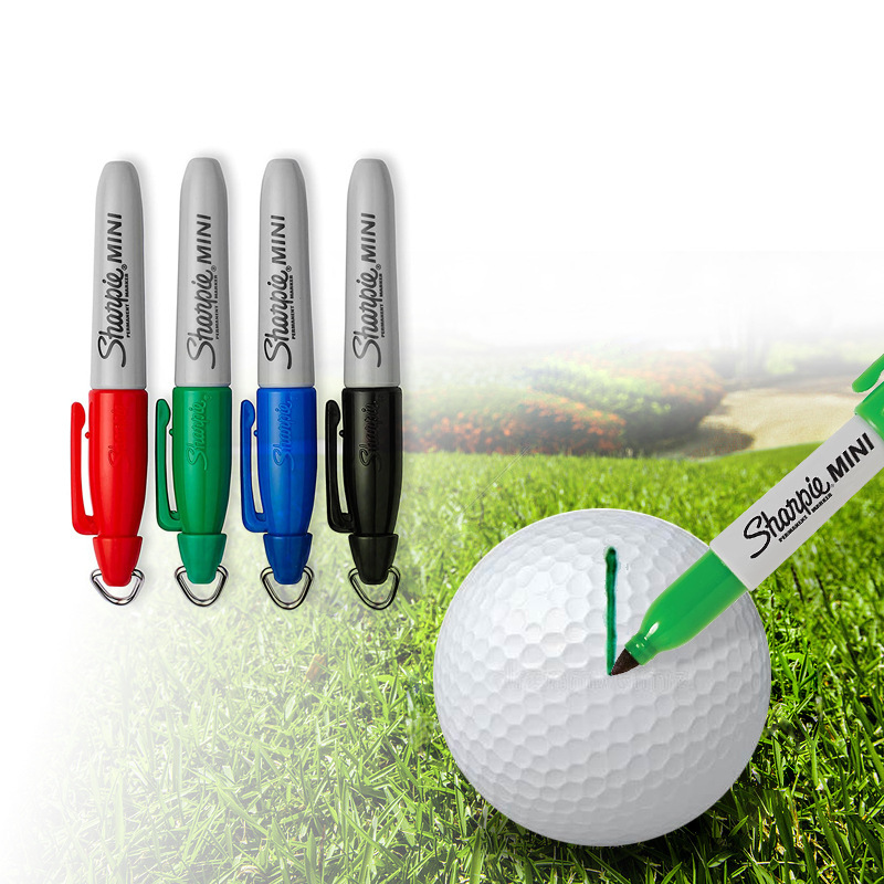 Sanfu Sharpie mini marcador creativo a prueba de agua aceite mini golf marcador con gancho