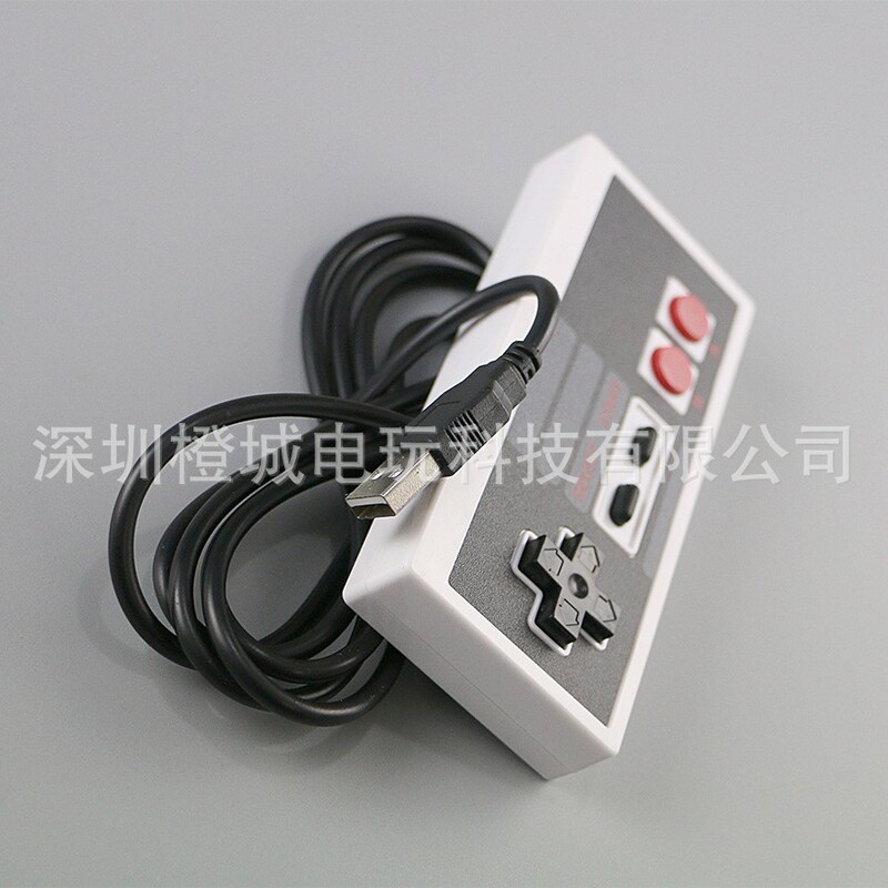 NES Game Controller Red and White Machine Classic Version Controller Support WII Host FC SUB Socket Wired Controller NES Game Controller Red and White Machine Classic Version Controller Support WII Host FC SUB Socket Wired Controller