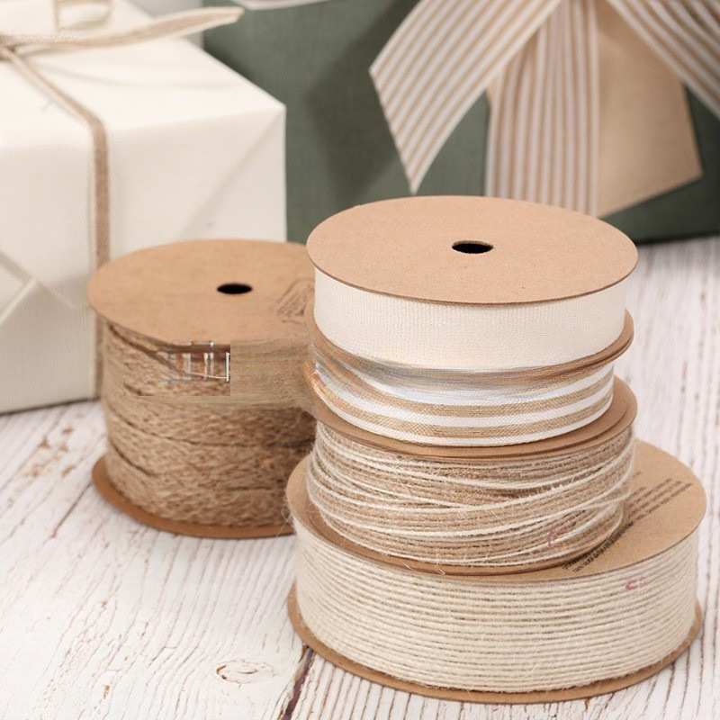 复古麻绳圣诞节礼物礼品装饰绸带手工diy蛋糕鲜花包装丝带绑带