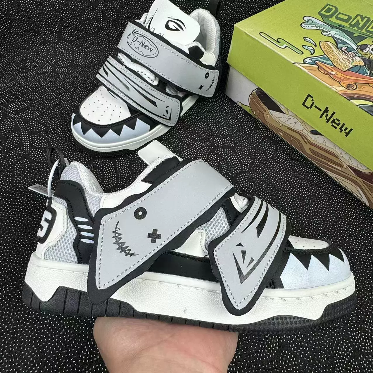 Platform Casual Sneakers Unisex, 2-Tone Sport Style, Sizes 36–44