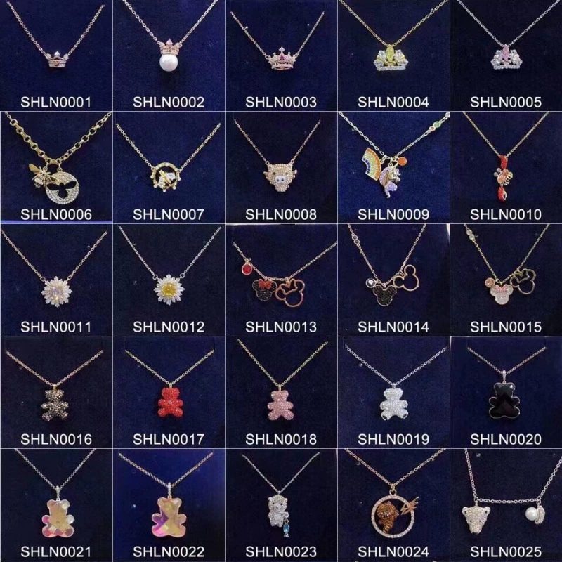 Swarovski, swan, necklace, agile chain for key bag  for water