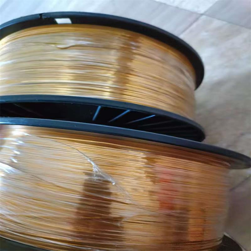 H65黄铜线 黄铜压扁线 半硬全硬软线 镀锡镀锡电器弹簧用黄铜线