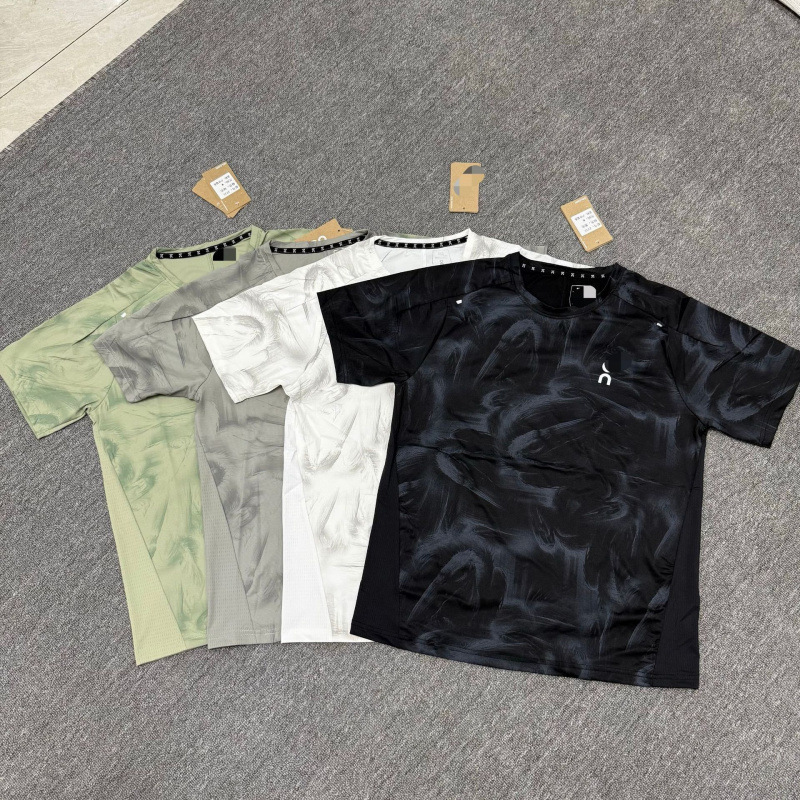 Brand In-Stock Sports Quick-Dry Round-Neck Short-Sleeve T-Shirt for Men, Summer Style, Ice Silk Cool-Feel Fitness Casual Top Brand In-Stock Sports Quick-Dry Round-Neck Short-Sleeve T-Shirt for Men, Summer Style, Ice Silk Cool-Feel Fitness Casual Top