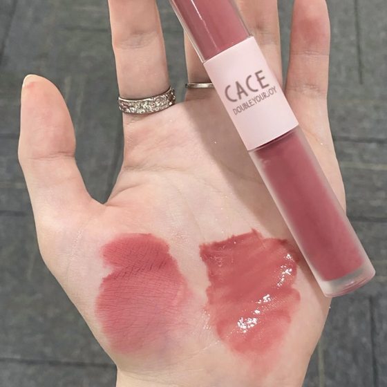 CACE Fun Double Lip Glaze 6 Color Optional Popular Makeup Parity Student Lipstick Matte Hot Push Factory Wholesale