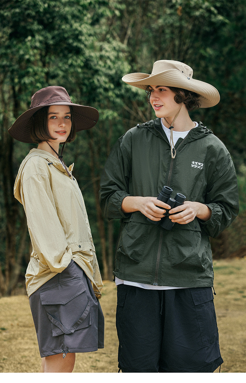 Western cowboy outdoor quick drying waterproof mountain climbing camping fishing protection hat, summer sun hat_voghion.com