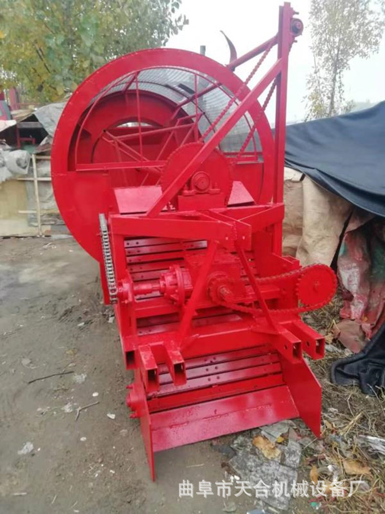 滚筒贝母收获机根茎药材挖掘机起净率高匹配50马力以上拖拉机