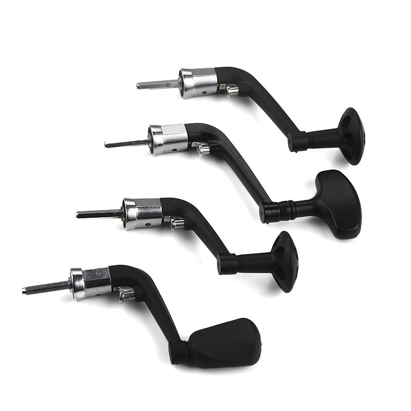 Rueda de pesca de metal plegable manivela mar Polo rueda manivela rueda de pesca balancín accesorios de brazo giratorio rueda manivela