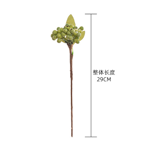 INS green bean branch berry combination cross-border artificial flower manufacturer home decoration wedding artificial flower GF13645-1