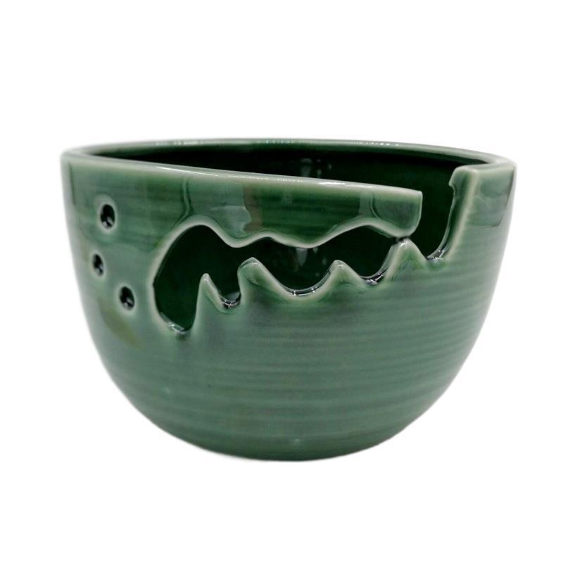 Exportación a Europa creativo tazón de lana de cerámica tazón de cerámica de la costura