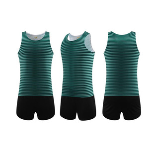 Track and Field Suit, Men's and Women's Training Suit, Sports Student Competition Suit, Adult Marathon Running Sports Vest with Printing