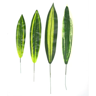 仿真叶子大中小号单片巴西叶植物墙配材婚庆插花室内装饰拍摄道具