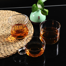 批发耐高温家用透明玻璃茶杯高硼硅玻璃水杯功夫茶杯 品茗小茶杯
