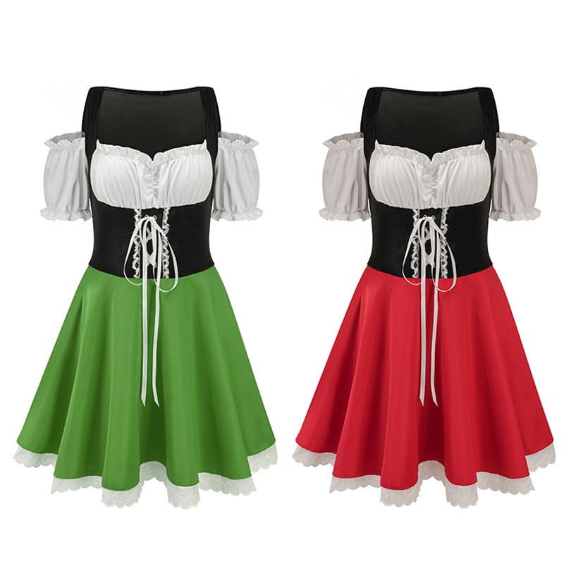 2025 New European and American Cross-border plus size Beer Suit Germany Munich Beer Festival Carnival Bar Girl Suit 2025 New European and American Cross-border plus size Beer Suit Germany Munich Beer Festival Carnival Bar Girl Suit