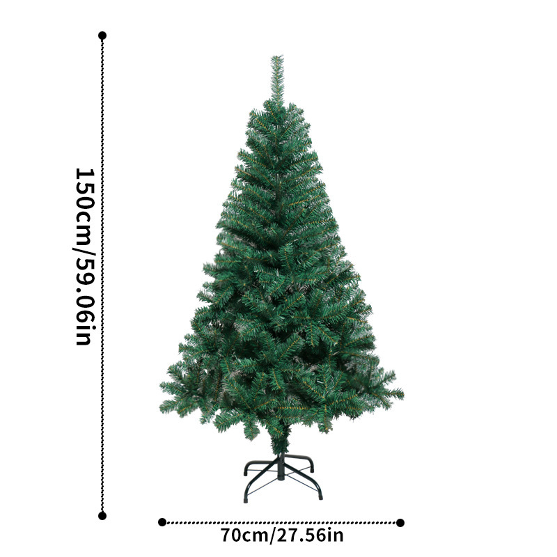 Simulación transfronteriza encriptada árbol de Navidad de PVC Amazon hotel de tamaño completo decoración del centro comercial árbol de Navidad en stock