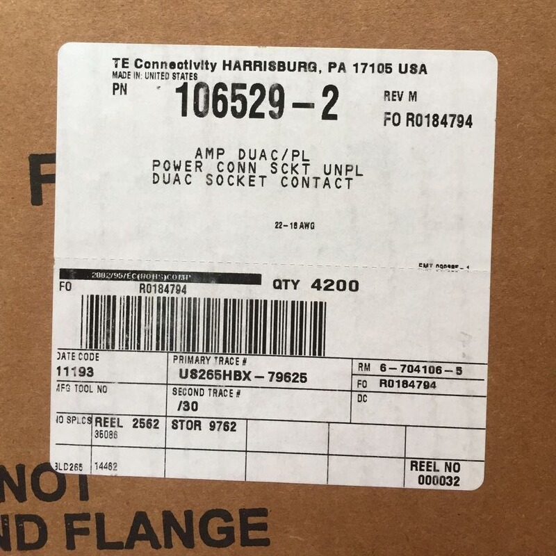 One Unit Starting at 106529-2 Te Original Factory Part, Available for Disassembly One Unit Starting at 106529-2 Te Original Factory Part, Available for Disassembly