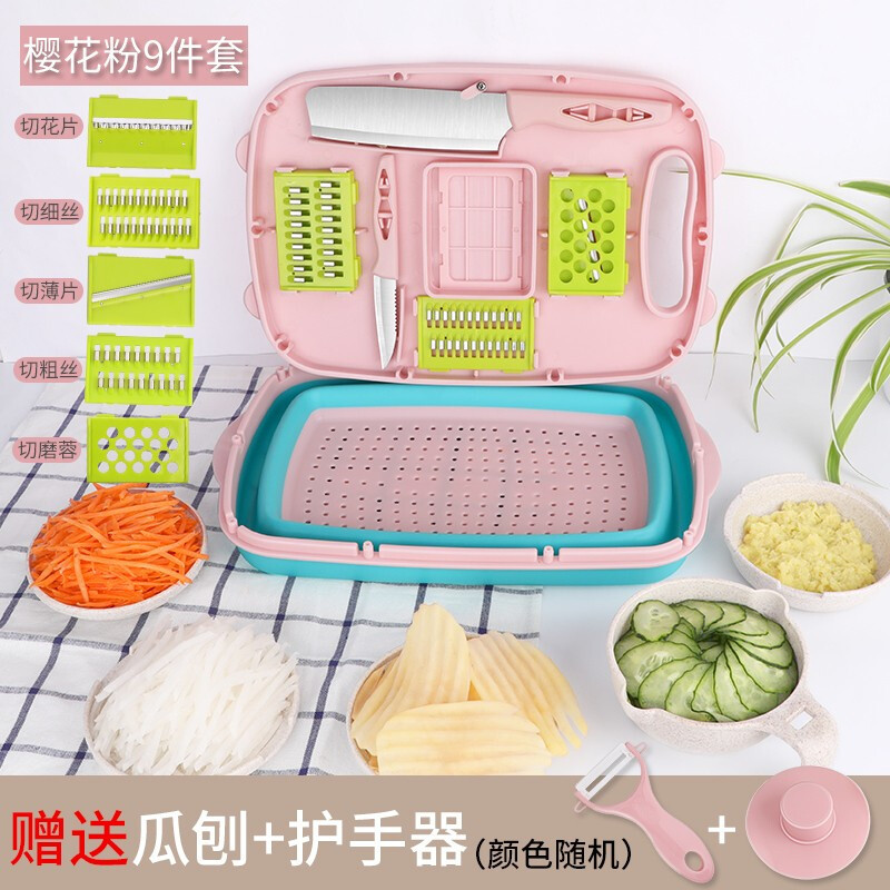 Cortador de papas multifuncional, fábrica de regalos de cocina de venta directa raspador de verduras cortadoras automáticas domésticas