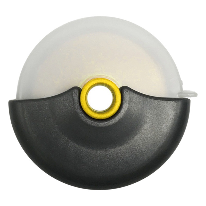 Creative Round Hole Roller Pizza Cutter with Lid, Pizza Wheel Cutter, Kitchen Tool