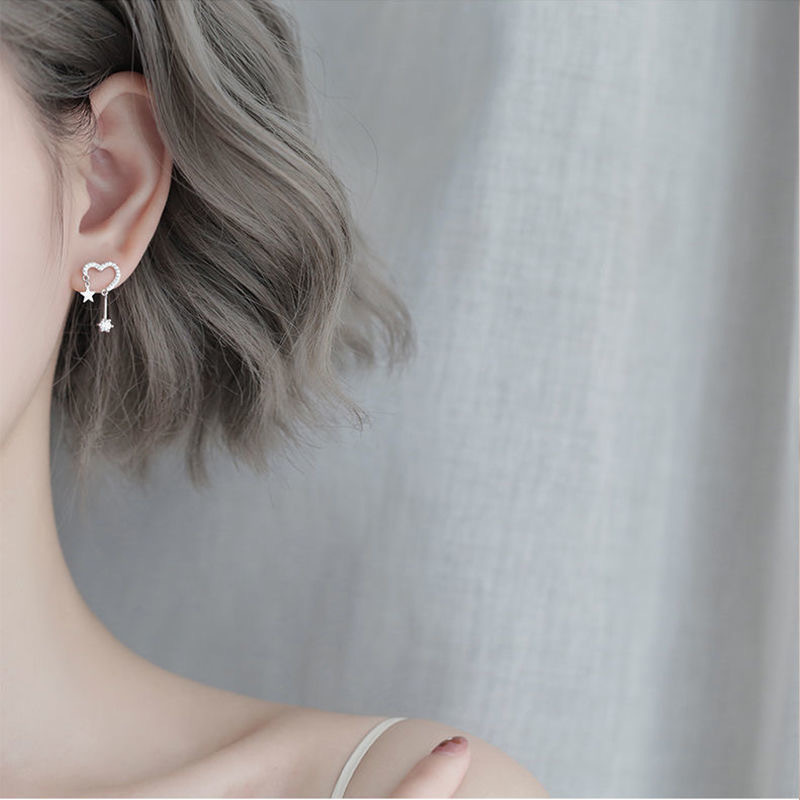 Men's Titanium Stud And Hoop Earring Set For Daily Wear_voghion.com
