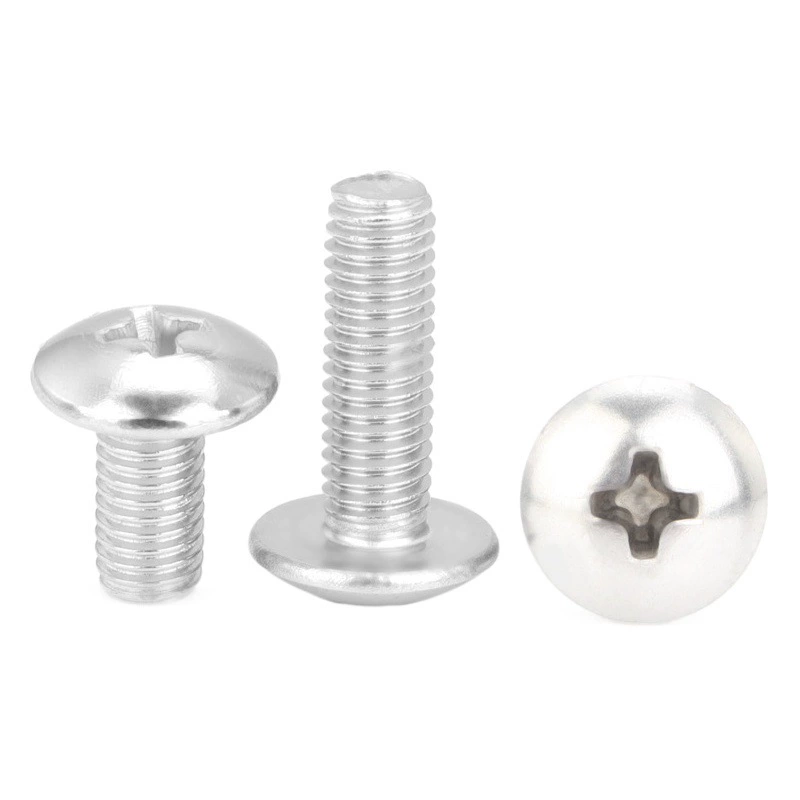 304 нержавеющая сталь большой винт с плоской головкой TM Грибовидная головка Крест машинный винт с плоской круглой головкой Винт с головкой зонта Крест