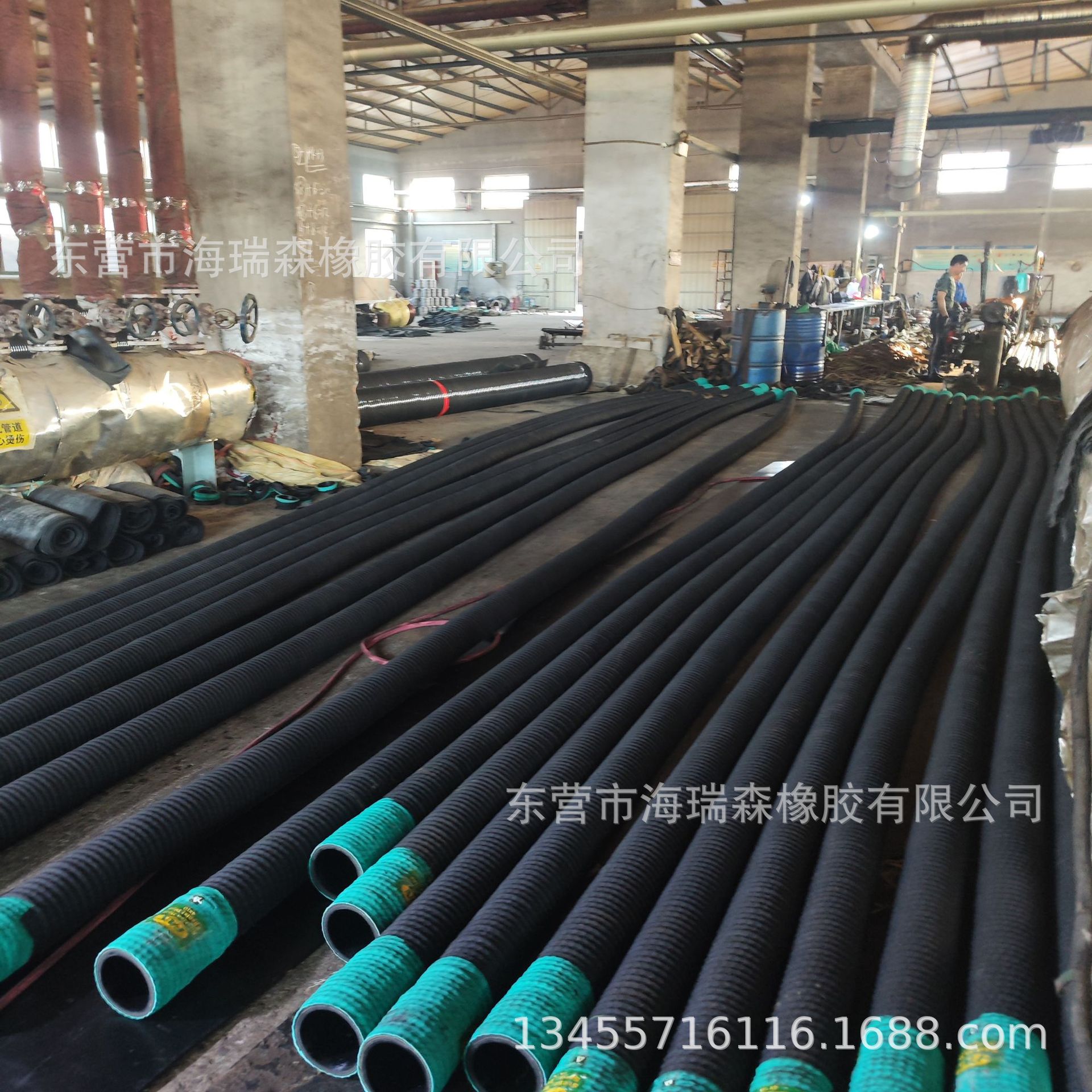 耐磨淘金吸排泥沙 矿浆橡胶钢丝软管 出口非洲淘金用高强度橡胶管