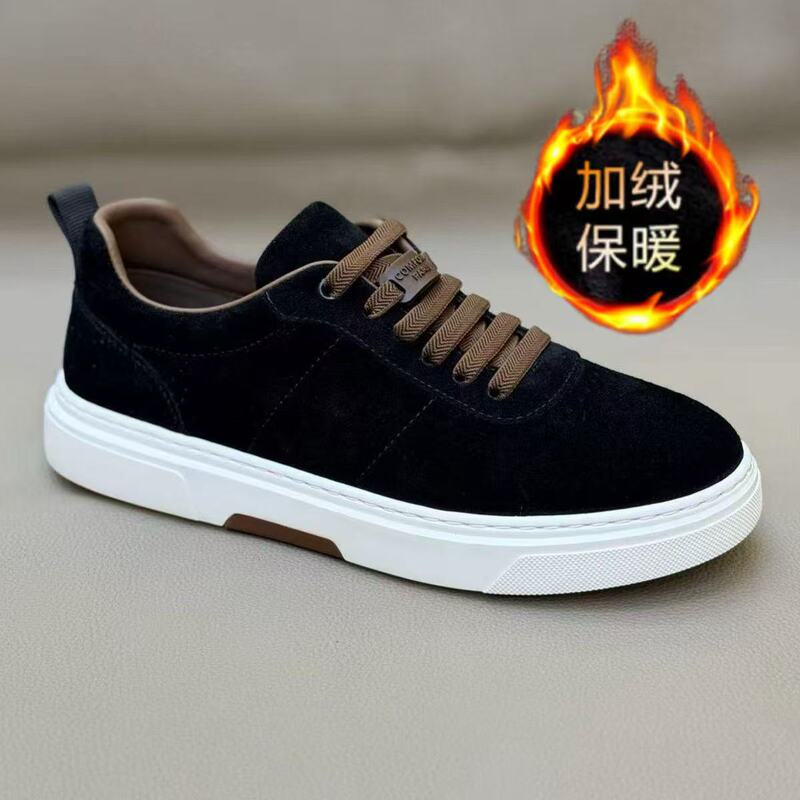 2026 Men's Autumn Suede Casual Sneakers, Lightweight, Comfortable, Versatile, Fashionable, Trendy, Cushioning Men's Shoes, Winter Fleece-Lined 2026 Men's Autumn Suede Casual Sneakers, Lightweight, Comfortable, Versatile, Fashionable, Trendy, Cushioning Men's Shoes, Winter Fleece-Lined