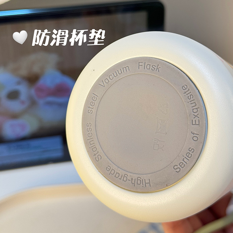 新款便携茶水分离保温杯直饮吸管杯高颜值大容量水杯简约女生防摔|undefined