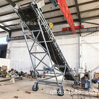带宽600mm混凝土爬坡输送机XWZF 炉渣输送机视频