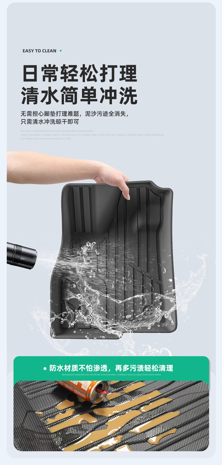Suitable for 25 Aion Ut Car Floor Mats, Special Tpe Floor Mats, Environmentally Friendly Trunk Mats