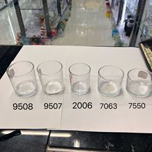 透明7550,7063,2006,9507,9508杯圆直筒杯罐蜡杯玻璃灌蜡杯香薰杯