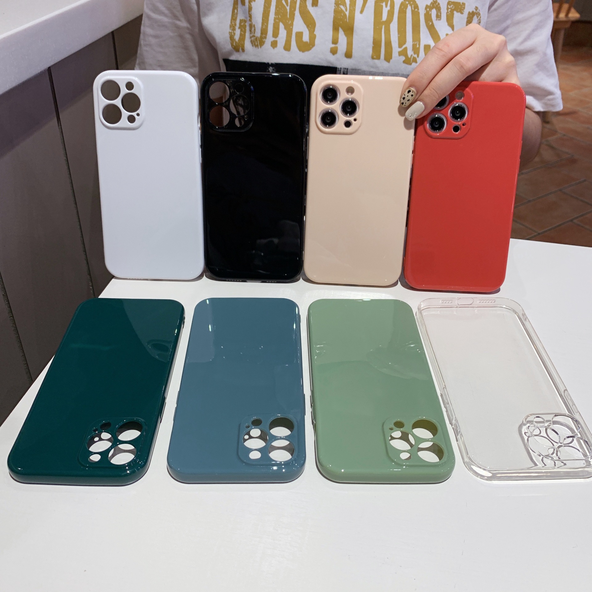 electroplate source material apply Apple 11 All inclusive transparent Straight edge ipx Liquid state silica gel Scrub Mobile phone shell Huawei