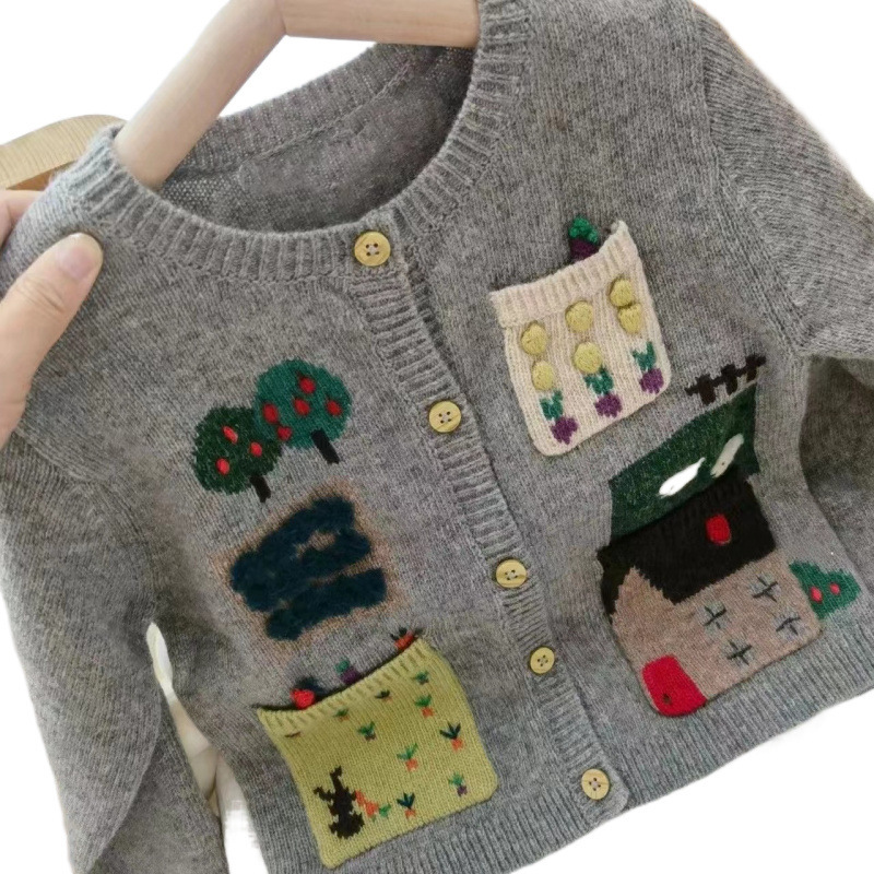 Base body-friendly demi-season children's cardigan for men and women
