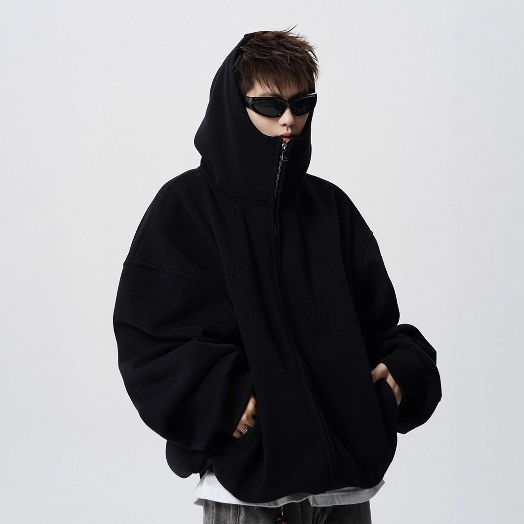 アメリカの重ポンドは帽子付きのコートを作ります。