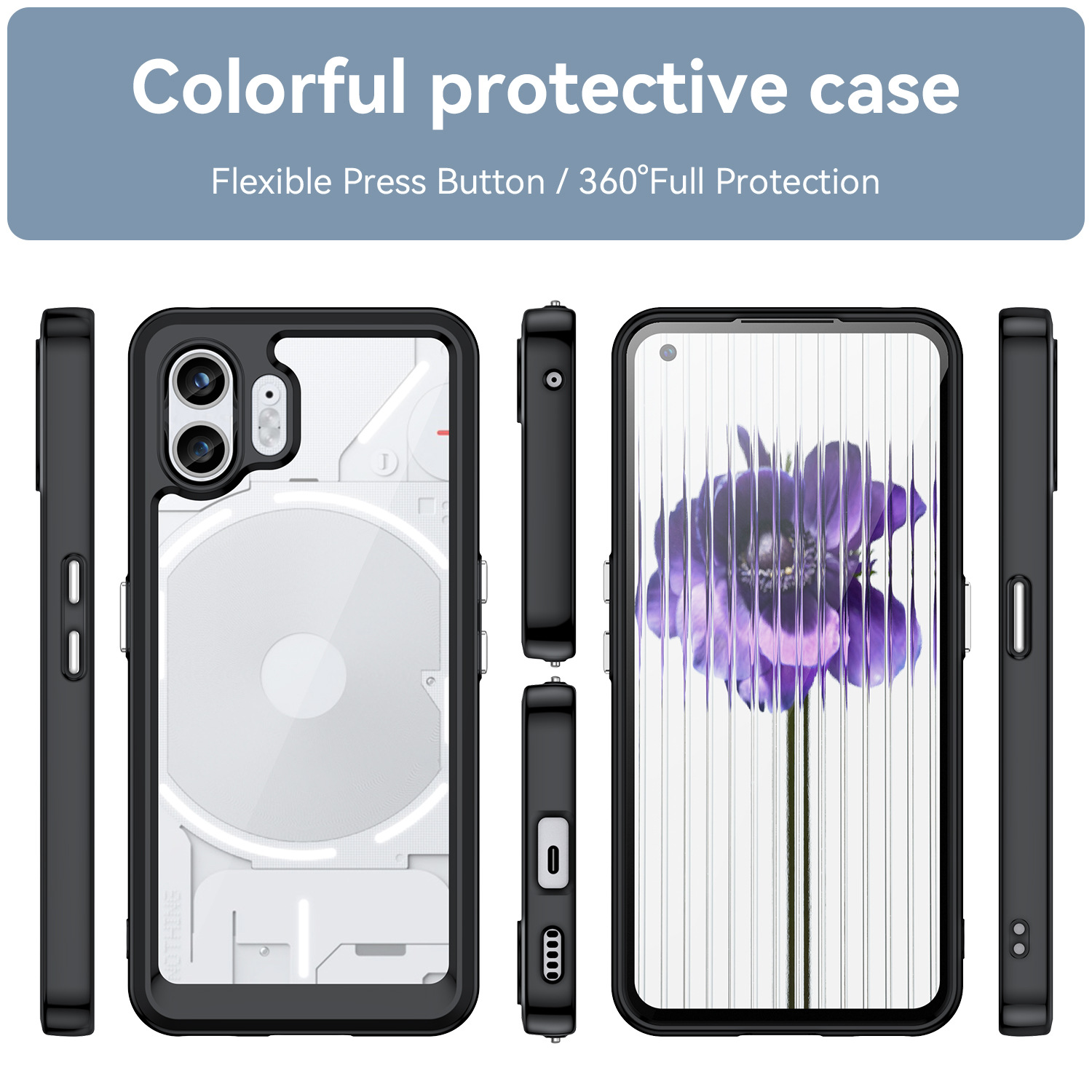 Custodia di telefono TPU magnetico a prova di shock con staffa per dissipazione di calore