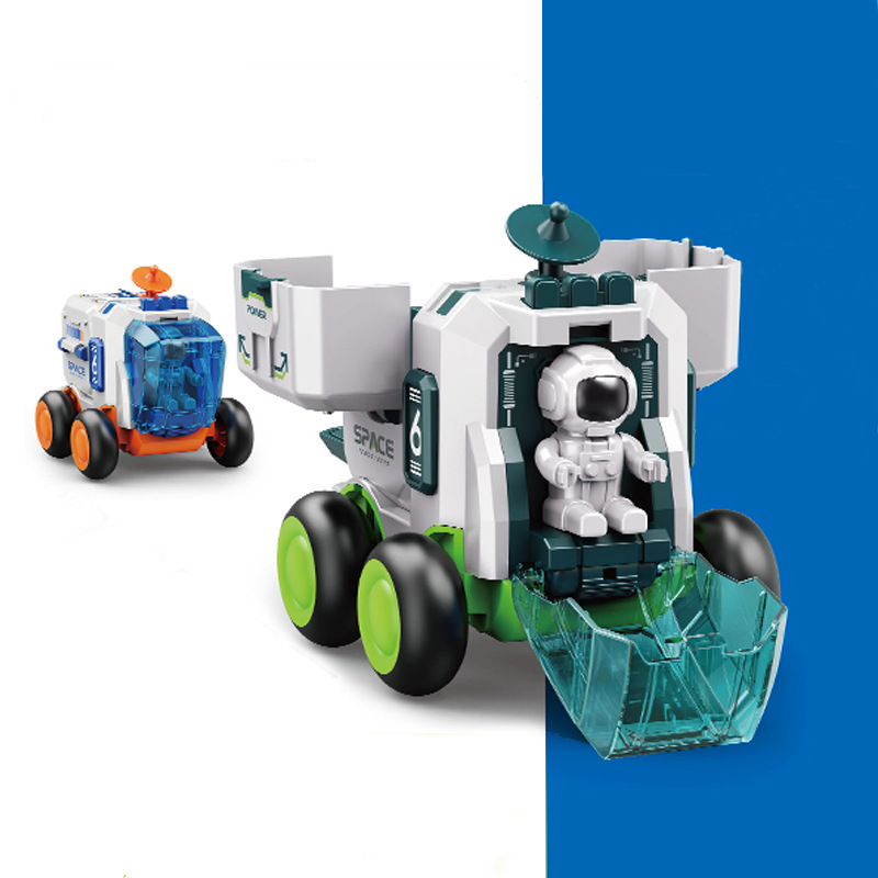 Simulación creativa inercial espacio universo detector de inicio de sesión estación espacial astronauta modelo regalo de juguete para niños