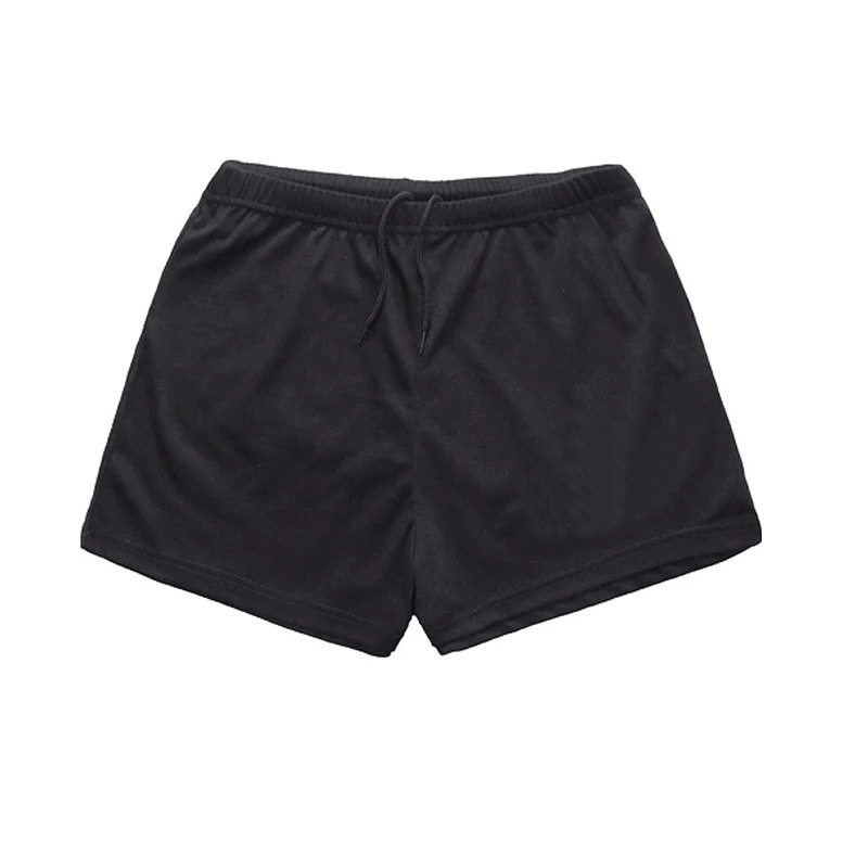 Men's Sports Shorts Breathable Running Three-Quarter Pants Fitness Elastic Solid Color Student Casual Basketball Loose Training Pants