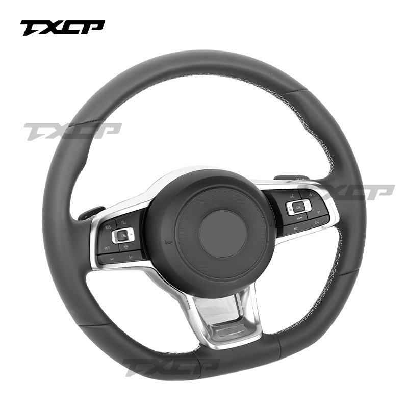 Suitable for Volkswagen 7th generation Golf mk7, Yilang, Sagitar, GTI upgraded and modified full-leather steering wheel