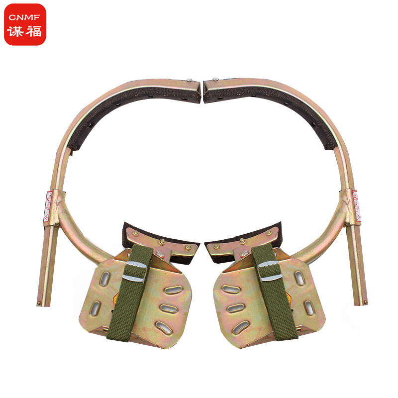 谋福 CNMF 9396 电力检查爬杆脚扣 加厚型电杆脚钩 250型 6-8米