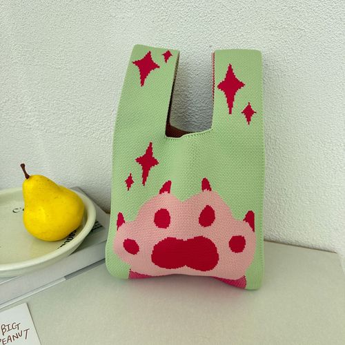 Cartoon Animal Knitted Phone Bag - Spring and Summer New Arrival, Korean Style, Versatile Single Shoulder or Crossbody Small Bag for Outings and Daily Use