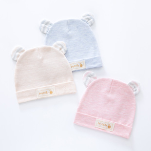 Baby fetal cap summer thin 0-3 months newborn single-layer hat cotton spring and autumn baby cap wholesale