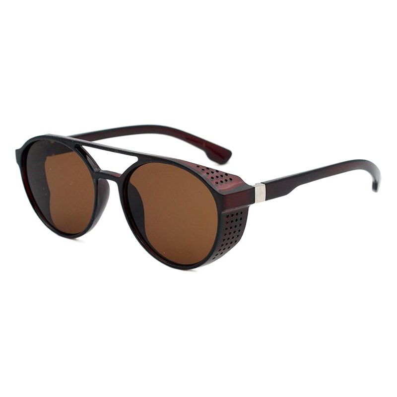 Tendencia de la moda europea y americana nuevas gafas de sol Steampunk gafas de sol redondas retro 97040