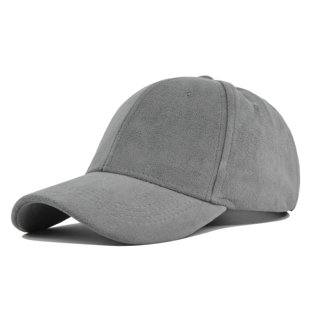 Lambswool Plain Baseball Cap White