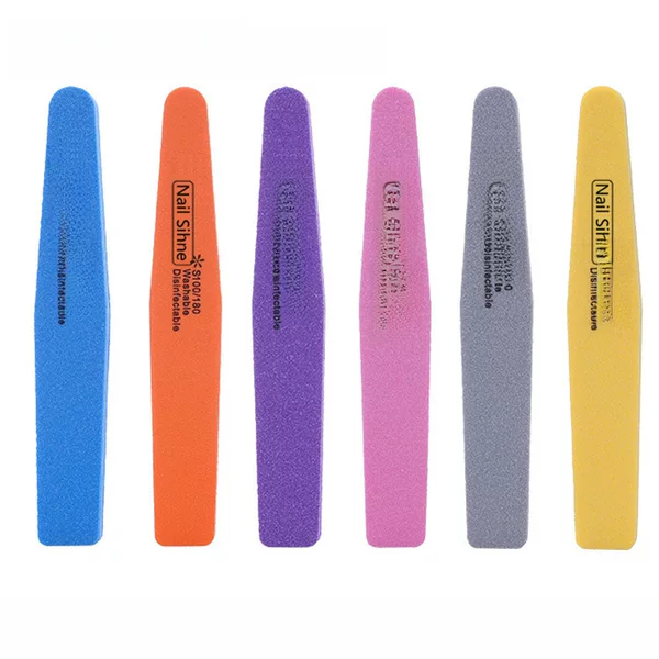 Manufacturer Cross-Border Direct Sales Diamond-Shaped Sponge File Double-Sided Polishing Light Therapy Nail Sponge Polishing Nail Shaping Strip Sand Set