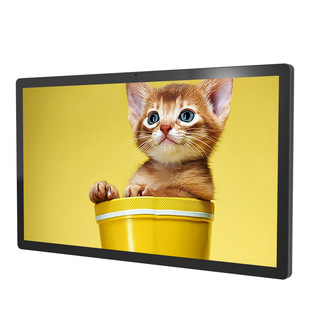 Metal shell 21.5-inch hd wall-mounted advertising machine building elevator advertising all-in-one android advertising machine wholesale