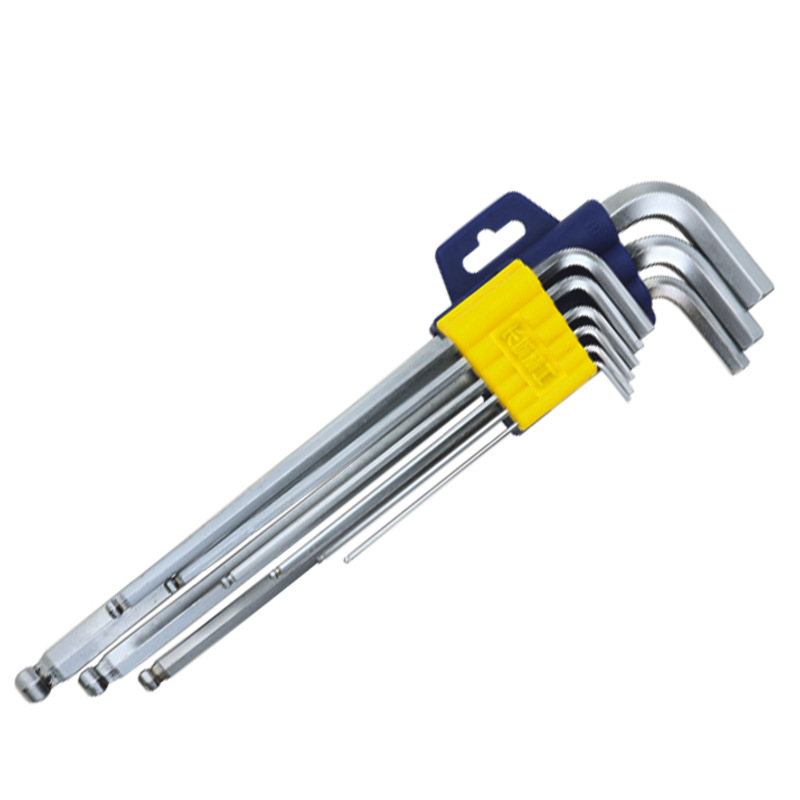 长城英制球头内六角扳手特长内六角板手1\/4-3\/8-1\/2-9\/16-5\/