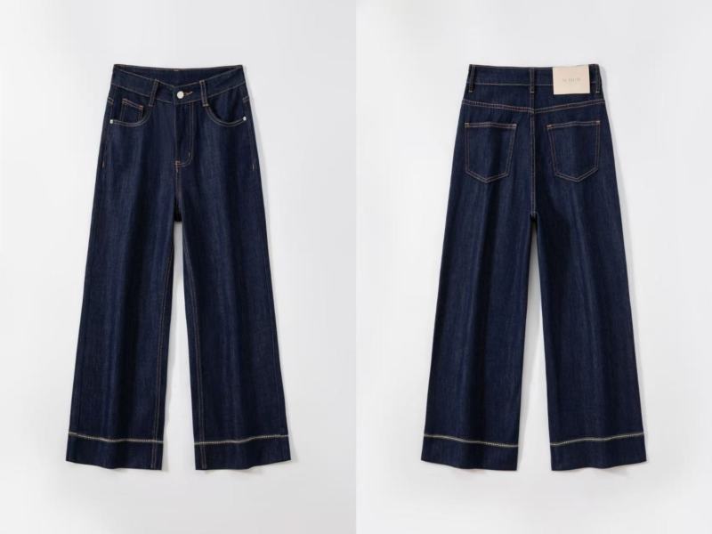 데님 블루 9부 BJ265-5