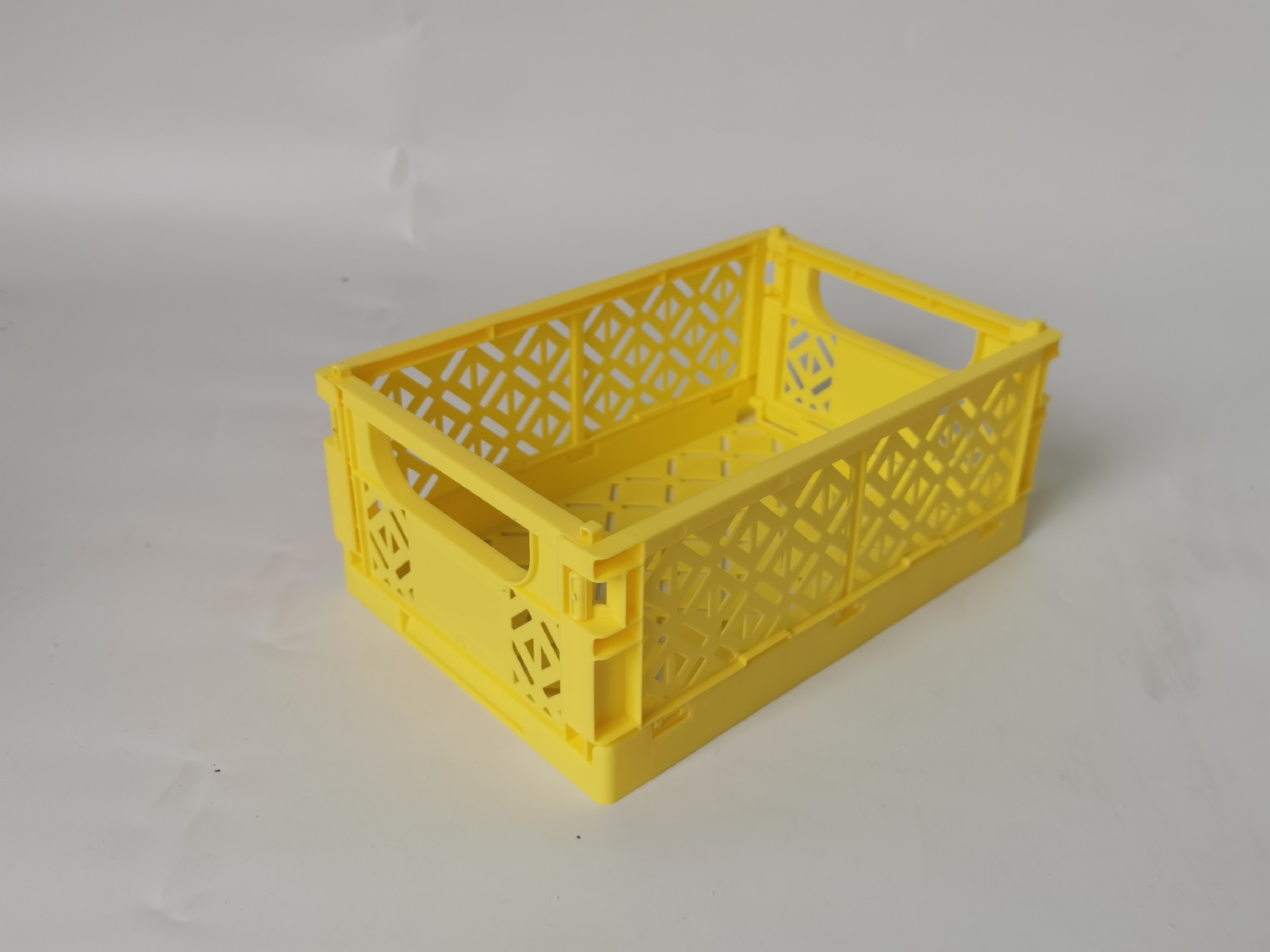 厂商直销量大从优9051中号塑料折叠筐 收纳篮塑料整理箱收纳筐