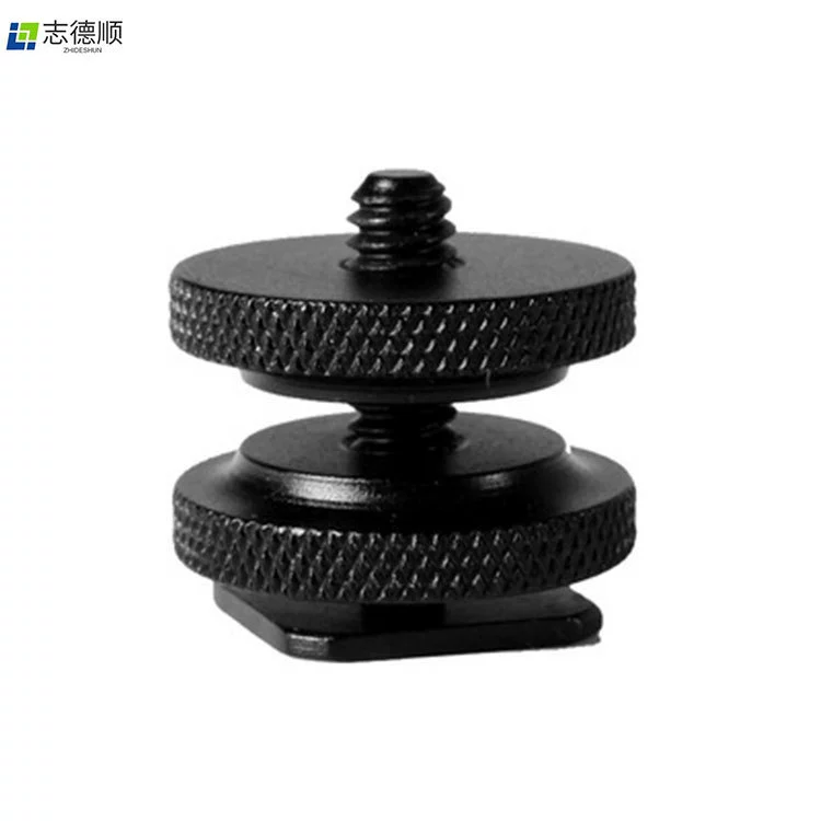 Заполняющий Свет мобильного телефона вспышка камеры расширение сиденья горячего башмака 1/4 двухслойный винт вверх и вниз фиксирующий Горячий башмак Преобразование порта