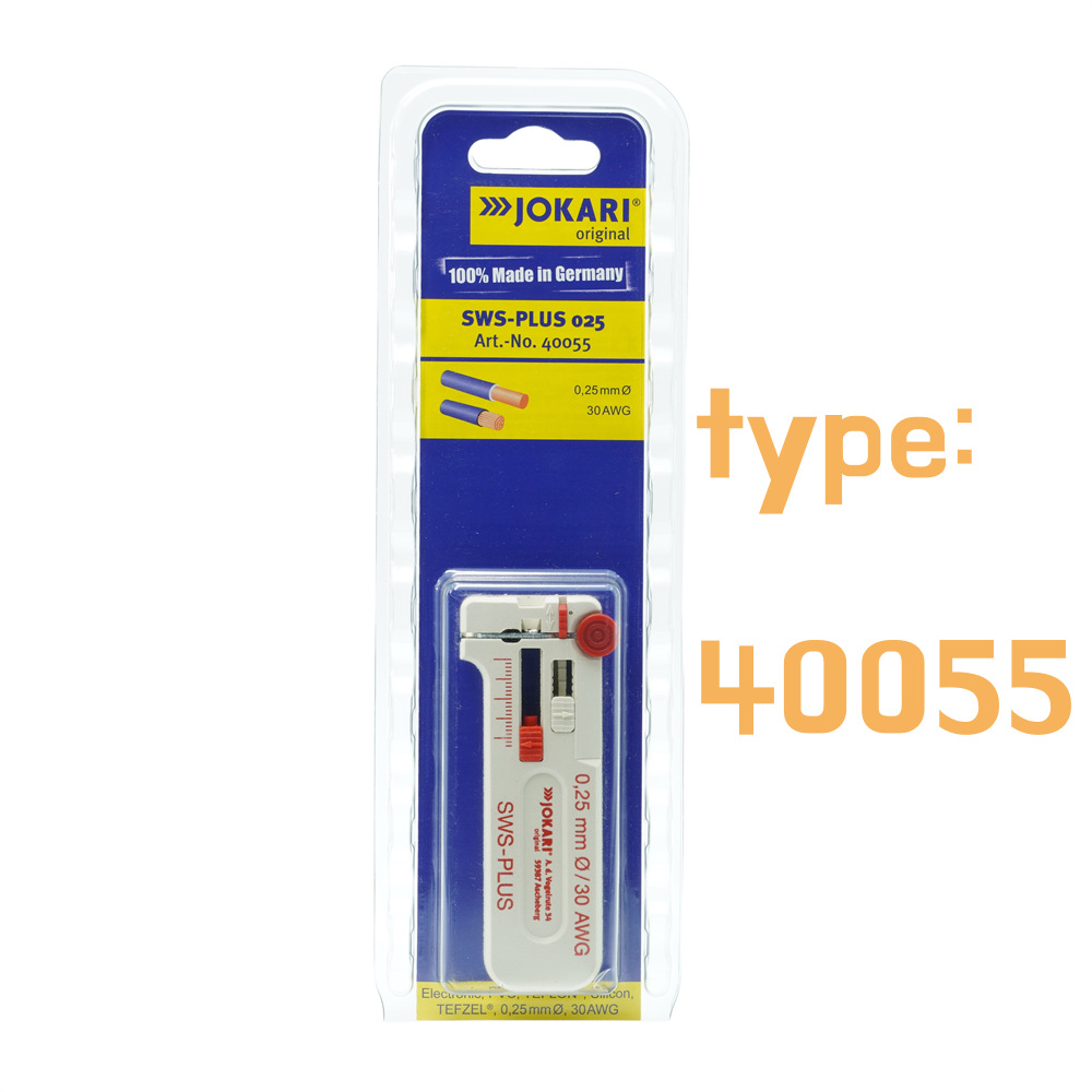 德国进口JOKARI 0.25mm精密剥线器 SWS-PLUS系列 40055