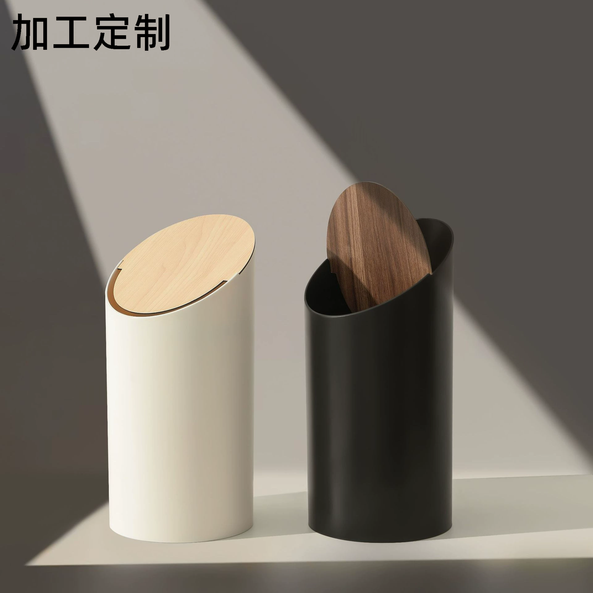 Мусорное ведро для туалета в кремовом стиле с автоматическим отскоком, ведро для хранения с клапаном, Бытовая Гостиная с прижимным кольцом, косая корзина для мусора