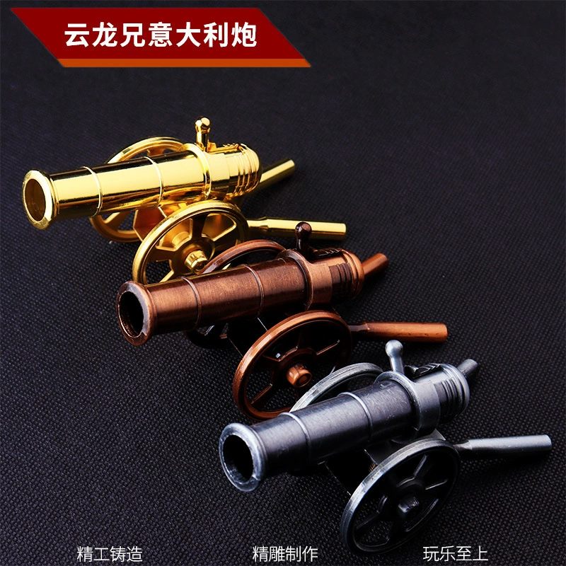 Итальянский сплав пушки модель украшения игрушка Новый Джедай мини миномет металл курица пусковая установка